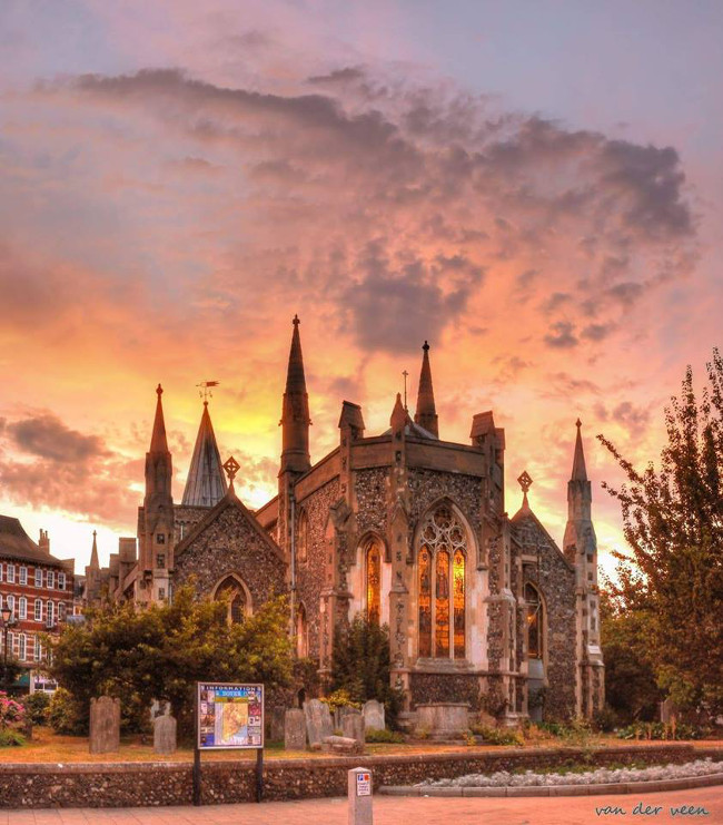 A fantastic shot of the east end of St Mary's by local photographer, Brian van der veen.